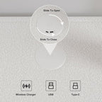 homary Smart Boucle Nightstand - Image 3