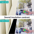 NICETOWN Bedroom Full Blackout Curtain Panels, Super Thick Insulated Grommet - Image 3