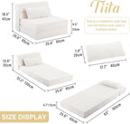 Tiita Convertible Folding Kids Sofa Bed - Image 3