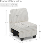Belffin Plush Corduroy Single Module - Image 2