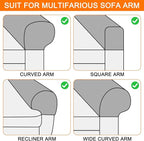 uxcell Stretch Armrest Covers Armchair Anti-Slip - Image 6
