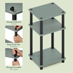 Furinno JUST Side Table, 3-Tier End Table, Open Shelves Night Stand, Bedside - Image 4