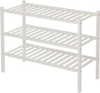 ROMGUAR CRAFT 3 Tier Bamboo Shoe Rack - Image 8