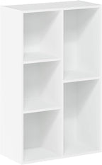 Furinno LUDER Book Shelf, 5-Cube Bookshelf, Reversible Bookcase, 9.4 x 19.5 x - Image 7