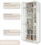 TUSY 85.5" Modern Tall Bookcase - Image 4