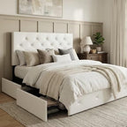 Allewie Upholstered Full Size Platform Bed Frame by Allewie