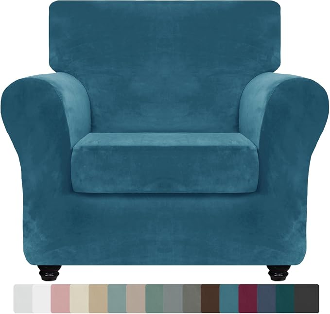 ZNSAYOTX Luxury Velvet Chair Slipcovers by ZNSAYOTX