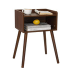 MaxSmeo Small Nightstand, Mid Century Modern Side Table Bedroom by MaxSmeo