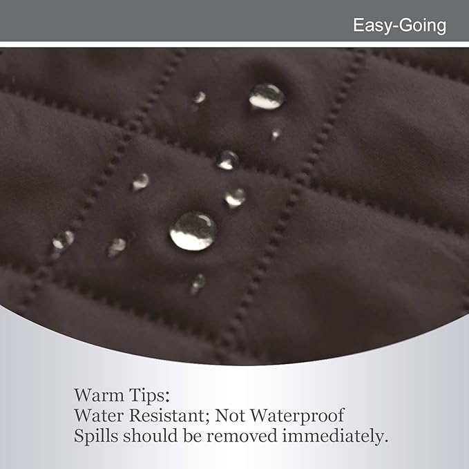 Easy-Going Reversible Couch Cover, 2 Cushion Sofa, Chocolate/Chocolate | - Image 5