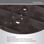 Easy-Going Reversible Couch Cover, 2 Cushion Sofa, Chocolate/Chocolate | - Image 5