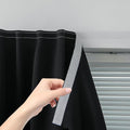 Portable Light Blocking Curtains Self Stick Design Removable Adhesive Window by Sovtfides