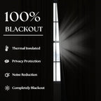 Dusty Blue 100% Black Out Pinch Pleated Linen 63 Inch Curtains - Image 4