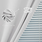 Thermal Blackout Curtains with Self-Adhesive Tape, No Rod No Drill Easy Install - Image 5