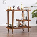 Holly & Martin Zhori Midcentury Modern Bar Cart - Image 6
