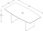 Bush Business Furniture 72-inch Office Conference Table - Image 3