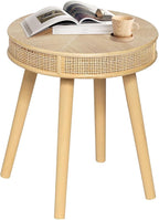 RUSTOWN 2-Piece Farmhouse Coffee Table, Modern Rustic Sofa Side Tea Tables - Image 8