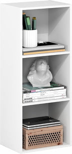 Furinno LUDER Book Shelf, 3-Cube Bookshelf, Bookcase - Image 6