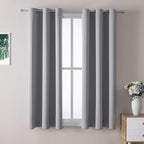 ChrisDowa Blackout Curtains for Bedroom and Living Room 40 Inches Long | 2 by ChrisDowa
