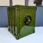 Industrial Style Storage Cabinet, Retro Iron Bedside Table, Creative Design End by TPTBON