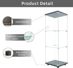LFT HUIMEI2Y Glass Display Cabinet 3-Shelf - Image 4