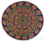 Mandala Floor Pillow Cover Meditation Cushion Seating Throw Hippie Round - Image 7