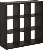 Furinno CUBICLE Book Shelf, 9-Cube Bookshelf, Extra Thick Frame Reversible - Image 10