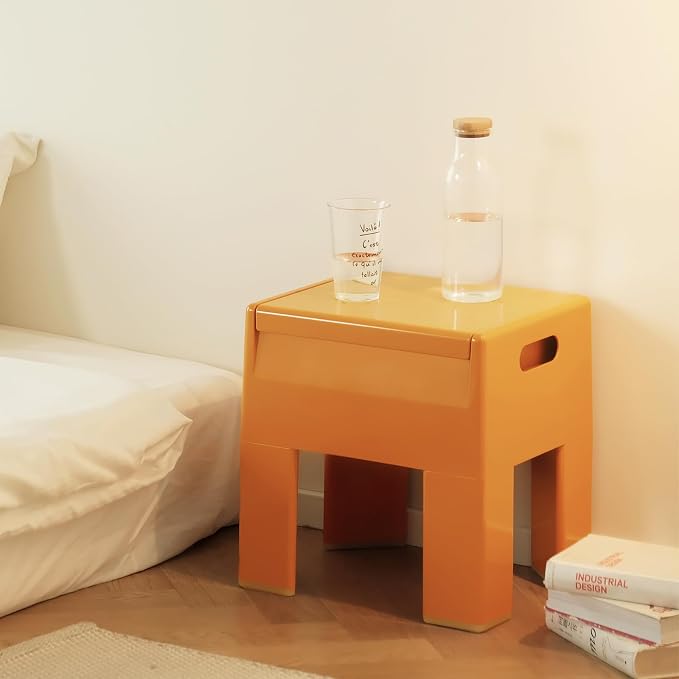 Nightstand Bedside Table with Storage Space, Dorm and Small Spaces, Easy - Image 8