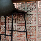 Peel and Stick Metal Backsplash Tiles, Patina Copper, 10-Pack - Image 5