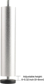 Adjustable Furniture Legs 8 Inch Silver Bed Support Legs Cylinder M8 Screw in - Image 3