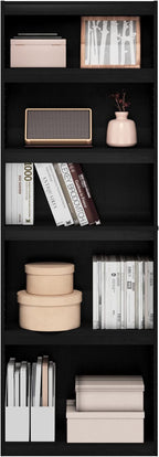 Furinno Jaya Enhanced Home 5-Tier Shelf Bookcase - Image 4