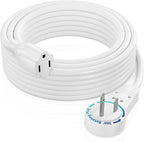 Maximm Extension Cord 30 Ft – 360° Rotating Flat Plug, 3-Prong Grounded by MaximmCable