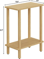 TUTOTAK Small Side Table, Narrow End Table, Skinny Sofa Table, Slim Nightstand - Image 2
