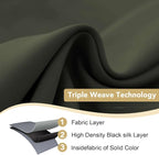 H.VERSAILTEX Ultra Soft Microfiber Thermal Insulated Grommet Blackout - Image 3