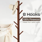 WANGMUXIA 2 PCS Coat Rack, Freestanding Coat Rack - Image 4