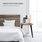FORAOFUR Side Table, Rectangular Wooden Small End Table, Small Accent Table - Image 6