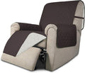 Easy-Going Reversible Couch Cover, Recliner 19 in, Chocolate/Ivory | Machine by Easy-Going