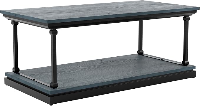 24/7 Shop at Home Ambridge Transitional Multi-Storage Wood 2-Piece Coffee Table - Image 5