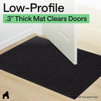 GORILLA GRIP® Ultra Absorbent Front Door Mat Outside Entrance, Traps Dirt and - Image 8