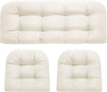 DANGHOOGY Wicker Chair Cushions, Waterproof Outdoor Loveseat Cushions by DANGHOOGYFurnitureCushions
