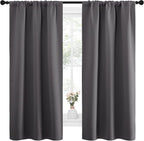 NICETOWN Grey Window Curtains for Bedroom - Image 2