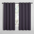 NICETOWN Greyish Purple Blackout Curtains 68 inches Length by NICETOWN