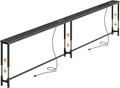 Huuger 110.2 Inch Sofa Table by Huuger