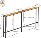 Keelian 102" Narrow Console Sofa Table - Image 2