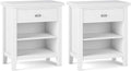 SIMPLIHOME Artisan Solid Wood 24 inch Wide Transitional-Style Bedside by SimpliHome
