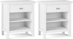 SIMPLIHOME Artisan Solid Wood 24 inch Wide Transitional-Style Bedside by SimpliHome