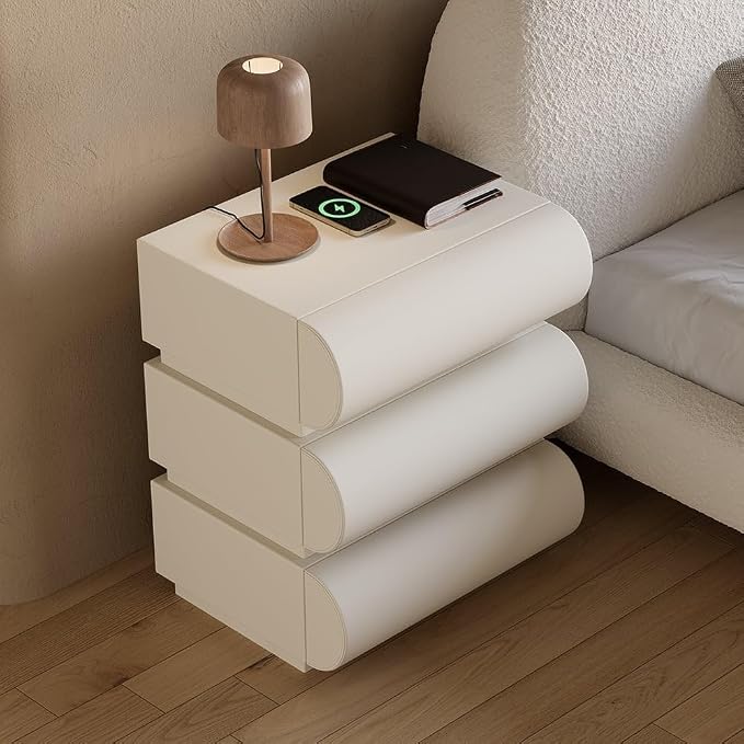 homary 3 Pieces Bedroom Sets, King Size Upholstered Bed - Image 5
