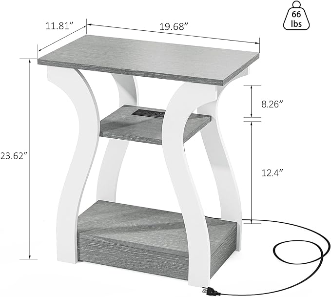 FROMJBEST End Tables Living Room, Nightstand - Image 2