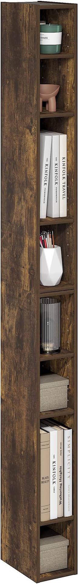 Furinno Fulda Book Shelf, 8-Tier Bookshelf, Bookcase - Image 4