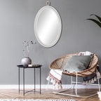 Oval Mirrors for Wall Decor Small White Nautical Rope Mirror Hanging Decorative - Image 6