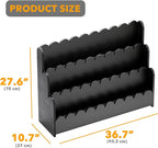 SpaceAid 3-Tier Scalloped Bookshelf, Montessori Bookcase - Image 2
